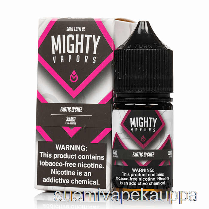 Vape Suomi Eksoottinen Litsi - Mahtavat Höyryt Suolat - 30ml 35mg